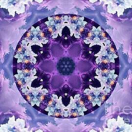 Purple Flower Mandala by XTC - Mandala