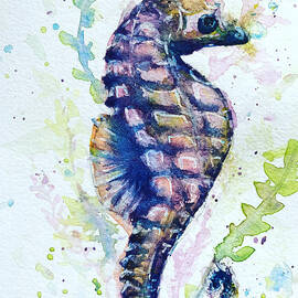 Purple Seahorse  by Sharron Knight