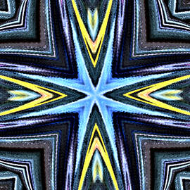 Quilted Star Abstract by Ronald Mills