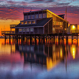 Quincy Squantum Yacht Club Wollaston Beach Sunrise by Juergen Roth