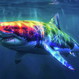 Rainbow Shark by Garry Gay