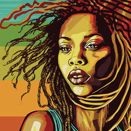 Rasta Woman Illustration by Niko Williams