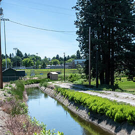 Reclamation Ditch and High School by Tom Cochran