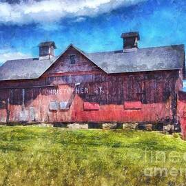 Red Barn Christopher St Hudson Valley by Janine Riley