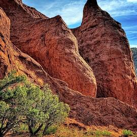 Red Rock With A Twist by Michael R Anderson