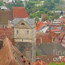 Red Roofs of Kronach Germany by Johanna Zettler