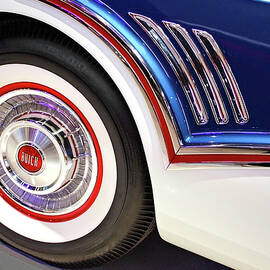 Red White and Blue Buick by Betty Denise