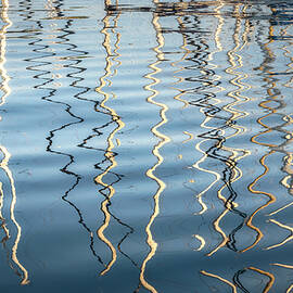 Reflections of Boat Masts
