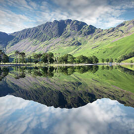 Reflections of Haystacks in Buttermere by Martin Lawrence