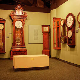Regulator Clocks Exhibit by Sally Weigand