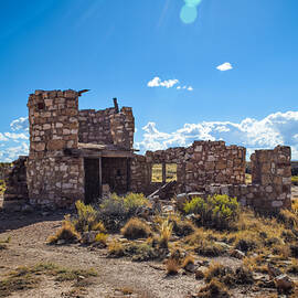Remnants of the Past at Two Guns Arizona by Bonny Puckett