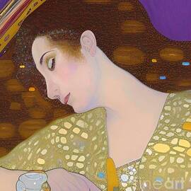 Rest - Klimt inspired by Julie Kaplan