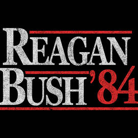 Retro Reagan Bush 1984 by Flippin Sweet Gear
