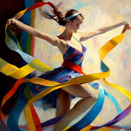 Ribbon Dancer by Rolleen Carcioppolo