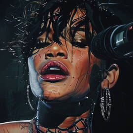 Rihanna Portrait by Jose Alberto