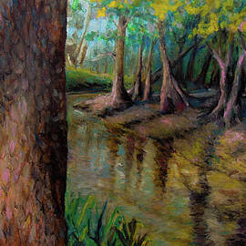 River With Trees by Carrie Smeaton