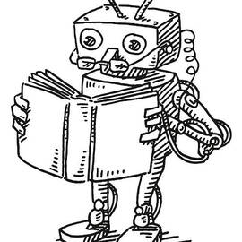 https://render.fineartamerica.com/images/images-new-artwork/images/artworkimages/medium/3/robot-reading-book-machine-learning-concept-drawing-frank-ramspott.jpg