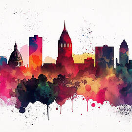 Rochester New York Skyline by Dieu Vuong Kha