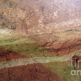 Rock strata, High Atlas, Morocco. by Paul Boizot