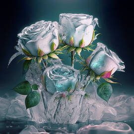 Roses are blue by Zina Zinchik
