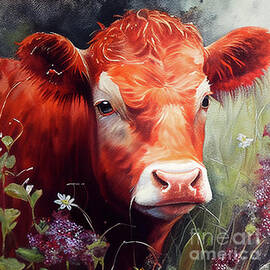 Ruby the Red Poll Cow by Laura's Creations