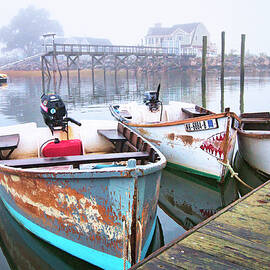 Rye Harbor Skiffs in the Fog by Eric Gendron