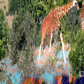 Safari The Littlest Giraffe by Zsanan Studio