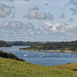 Sailboats at Anchor by Andrew Wilson