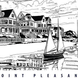Sailboats on Point Pleasant Beach by Long Shot