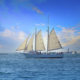 Sailing Fun in Key West by Mark Andrew Thomas