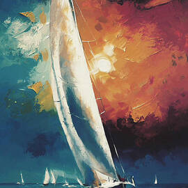 Sailing racing. by Andrzej Szczerski