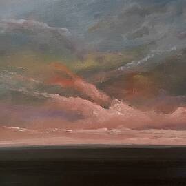 Salt Flats Sunset by Roger Quesnel