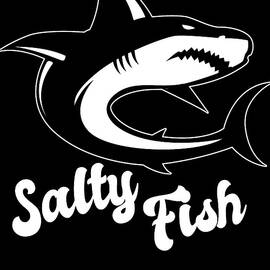 Salty Fish Sassy Shark Pun by Flippin Sweet Gear