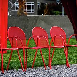 SAM's Red Chairs by Steve Raley