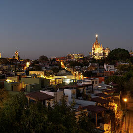 San Miguel de Allende Night Skyline