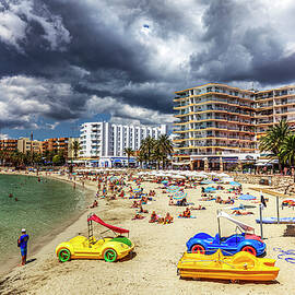 Santa Eulalia Beach, Ibiza by Paul Thompson