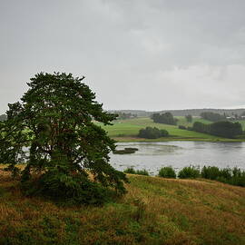 Sarkkilanjarvi in rain by Jouko Lehto