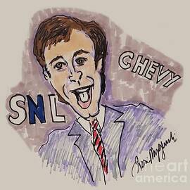 Saturday Night Live Chevy Chase by Geraldine Myszenski