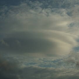 Saucer Cloud Sky by James Dower
