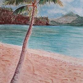 Scene from a beach  by Cybele Chaves