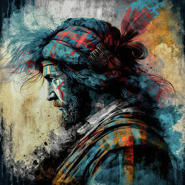 Scottish Warrior by Harold Ninek