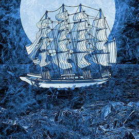 Sea liner - The Preussen by Jorgo Photography