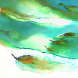 Sea Turtles, Abstract by Ray Cooper