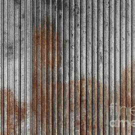 seamless rusted corrugated sheet metal pattern transparent grungy metallic industrial wall panel or roofing background texture overlay displacement bump or height map high resolution 3d rendering by N Akkash