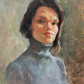 Self-portrait - VBP181001 by Vera Bondare