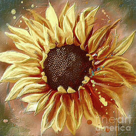 September Sunflower by Lois Bryan