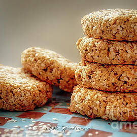 Sesame Seed Cookie Stack by Robin Amaral