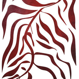 Set Of Boho Bohemian Organic Shapes In Matisse Style, No 02 by MOUNIR KHALFOUF