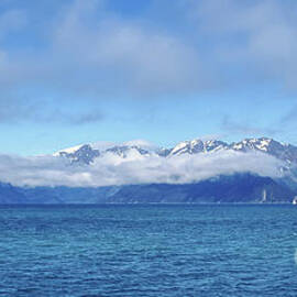 Seward Alaska Mountains Pano by Jennifer White