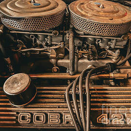 Shelby Cobra Engine by Melissa OGara
